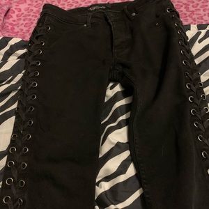 Lip service lace up pants size 29